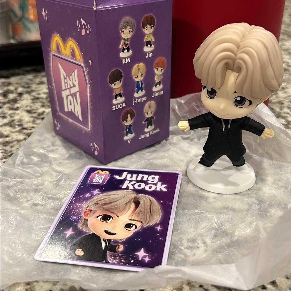 2025 Happy Meal Tiny Tan Throwback Edition Figures - Jung Kook